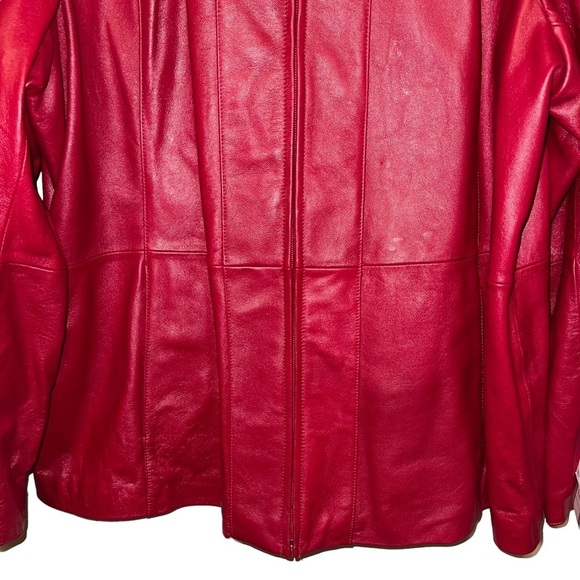 NWT Wilson Italian Leather Women Coat Size 3X - Picture 6 of 9